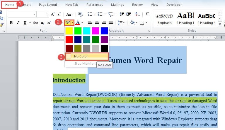 remove background color from an image in word for mac